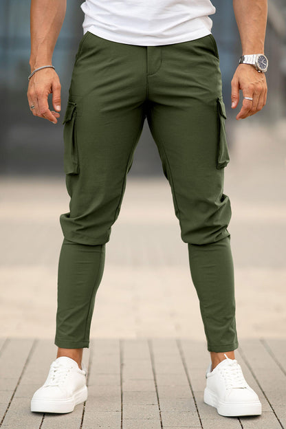 Men Casual Cargo Pant - Green